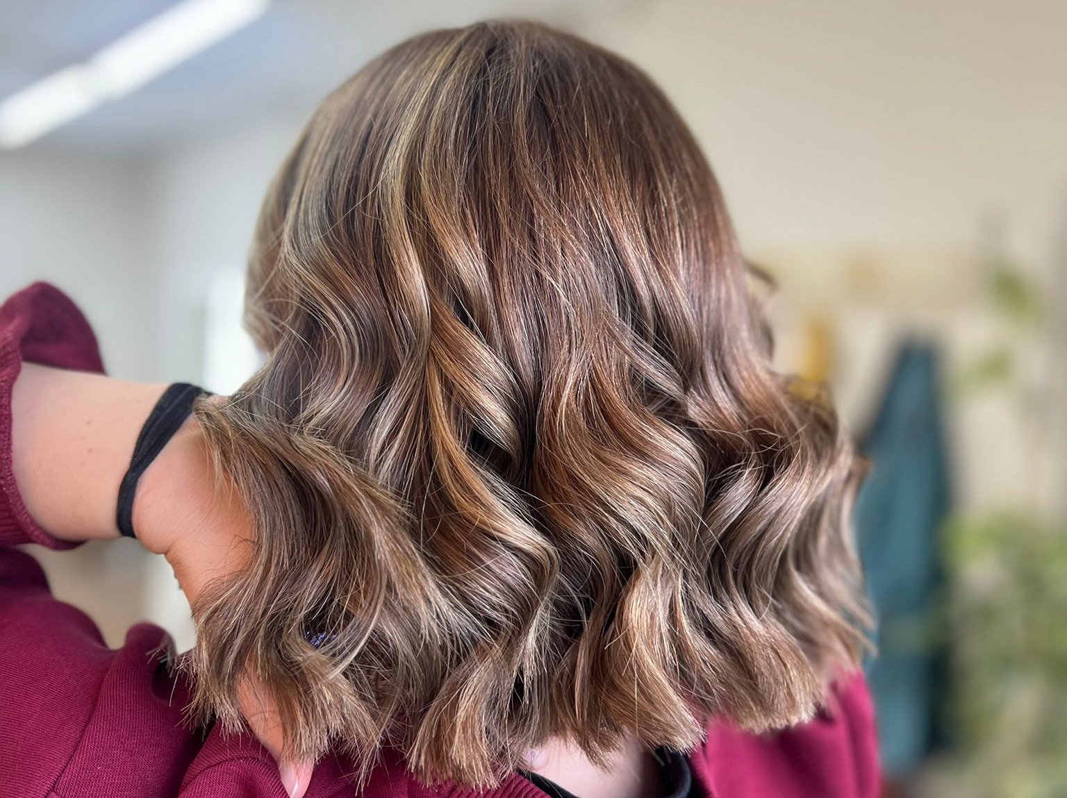 balayage short hair