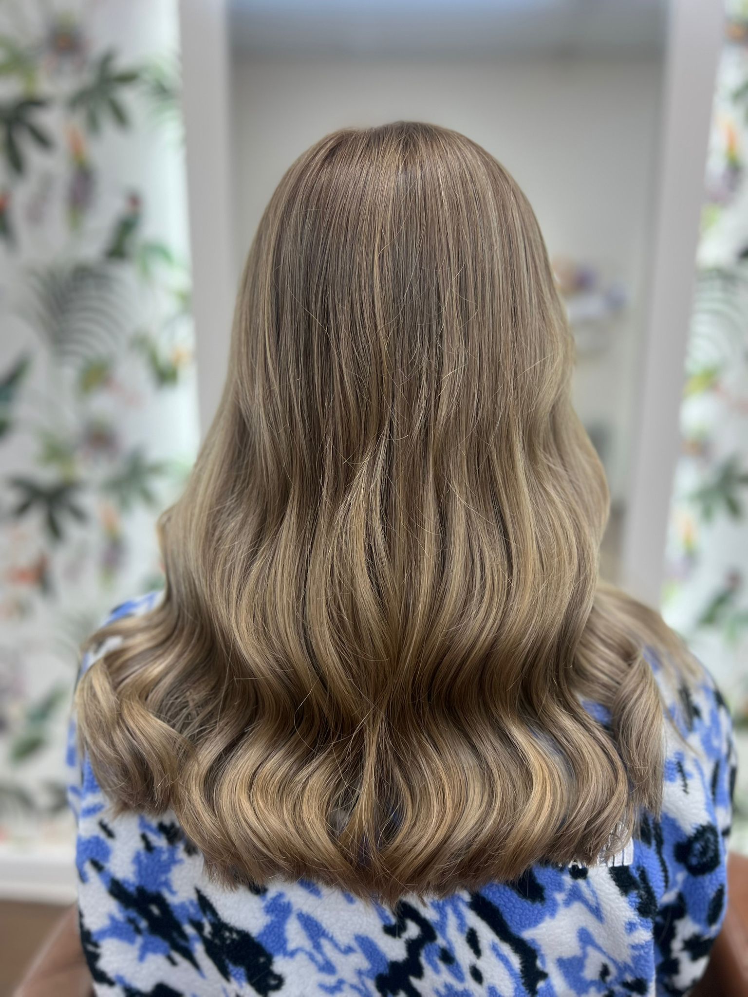 Full head Balayage Beige blonde