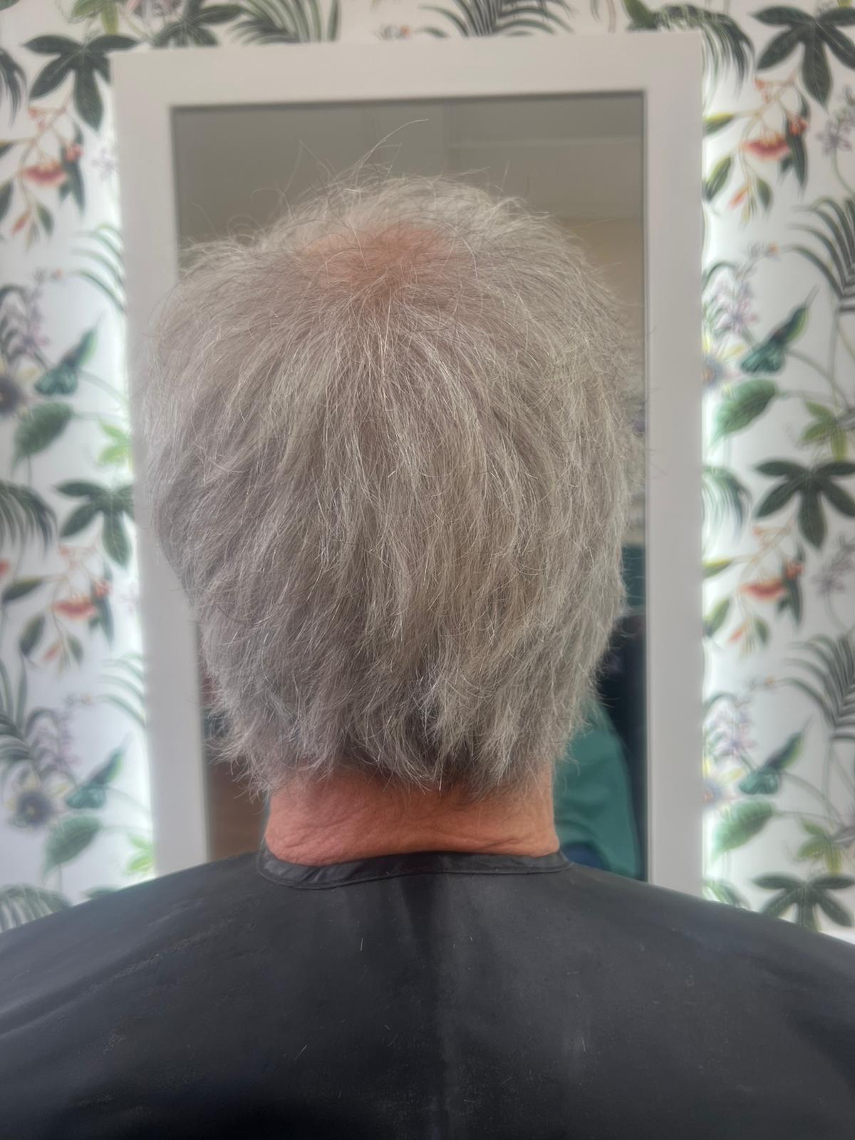 Before gents hair cut