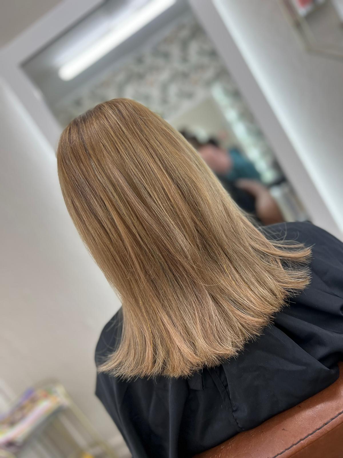 Hair extensions for thickness with tinsel