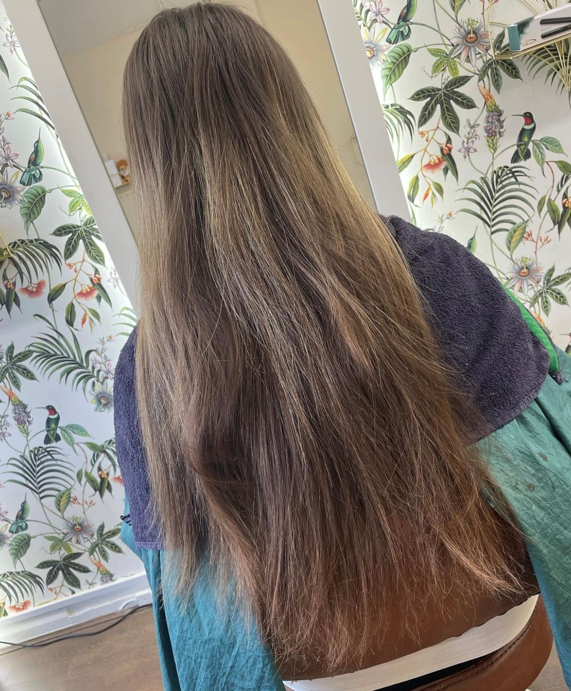 Before full head highlights restyle