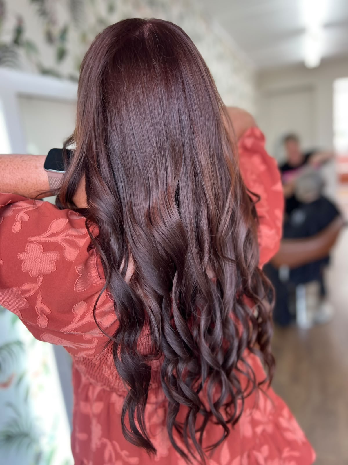 mahogany red hair 