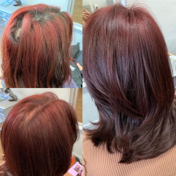 Regrowth Hair Colour