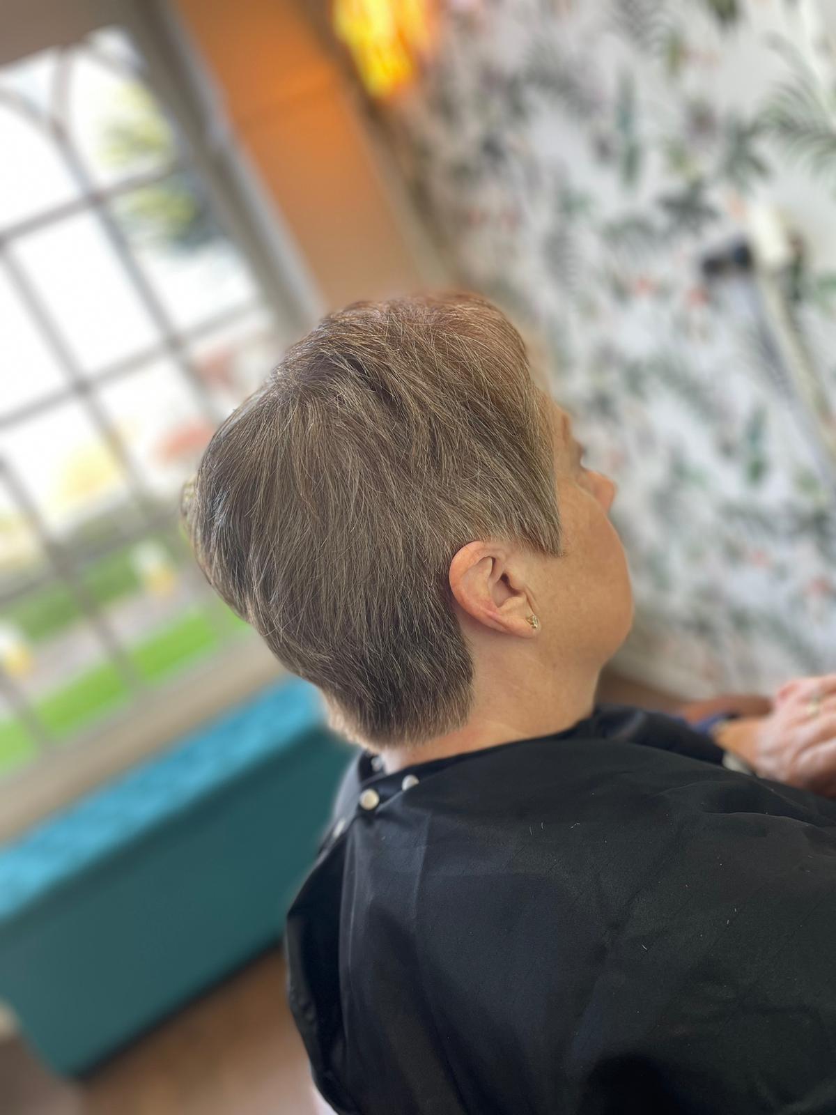 Long hair to pixie cut transformation