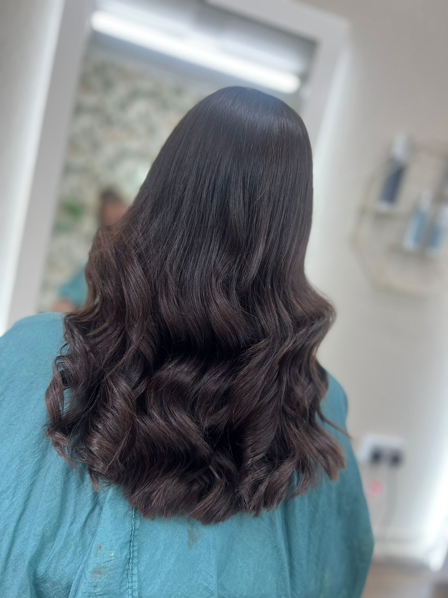 Restyle and curly finish