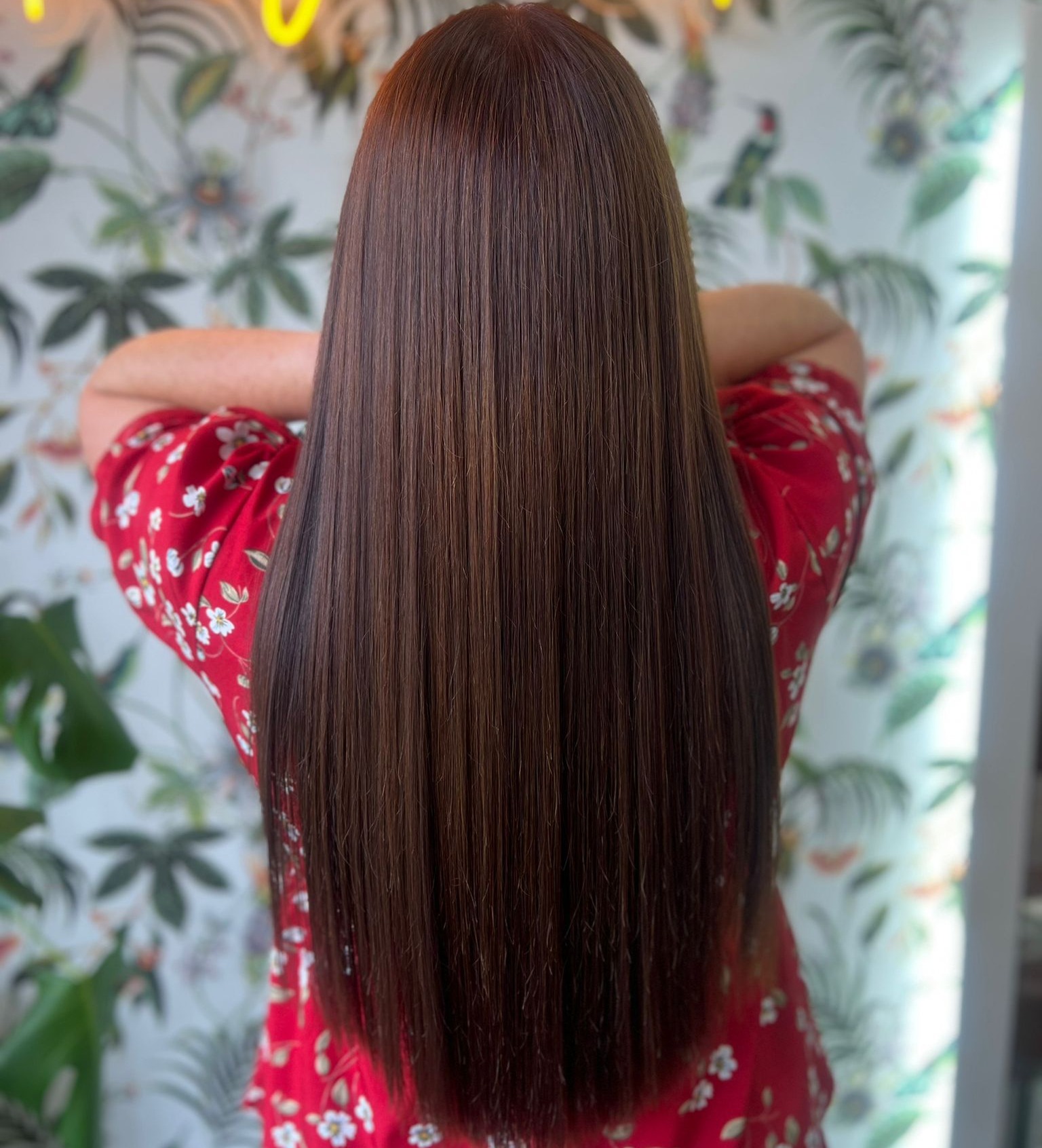 root refresh and smooth blow dry