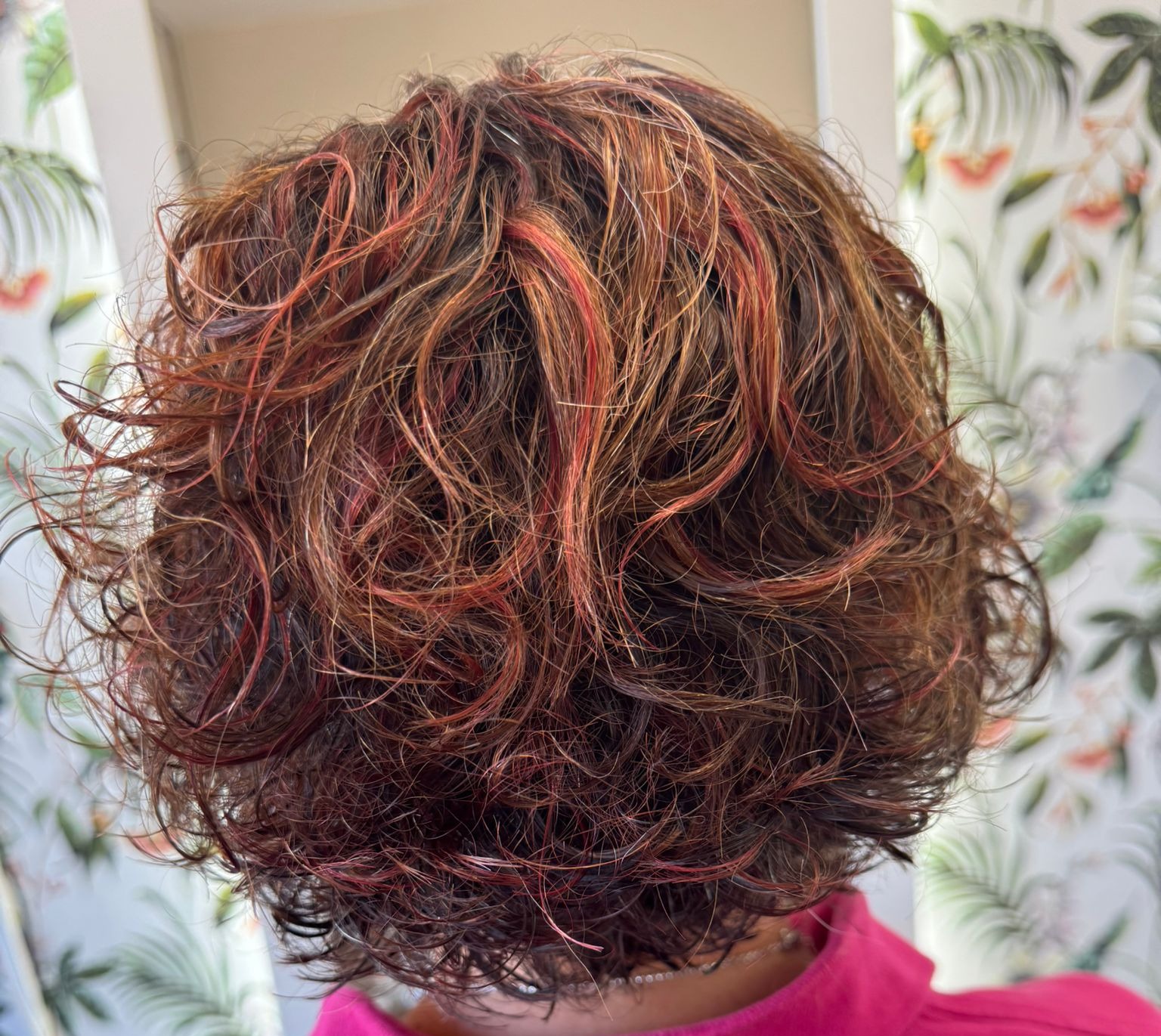 Vibrant red low lights